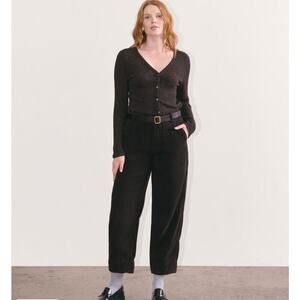 Everlane The Utility Pant in Buttersoft Black Size 00